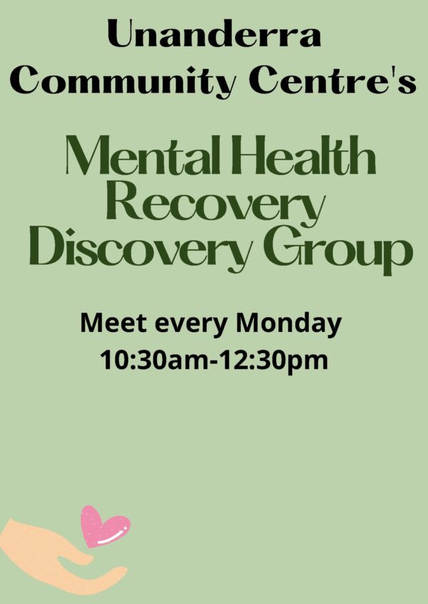 Mental Health Recovery Discovery Group Unanderra Community Centre
